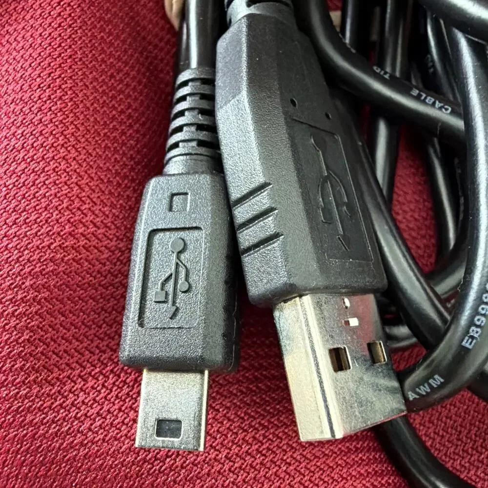 Genuine BlackBerry Mini USB to USB Data Charge Cable 5 ft